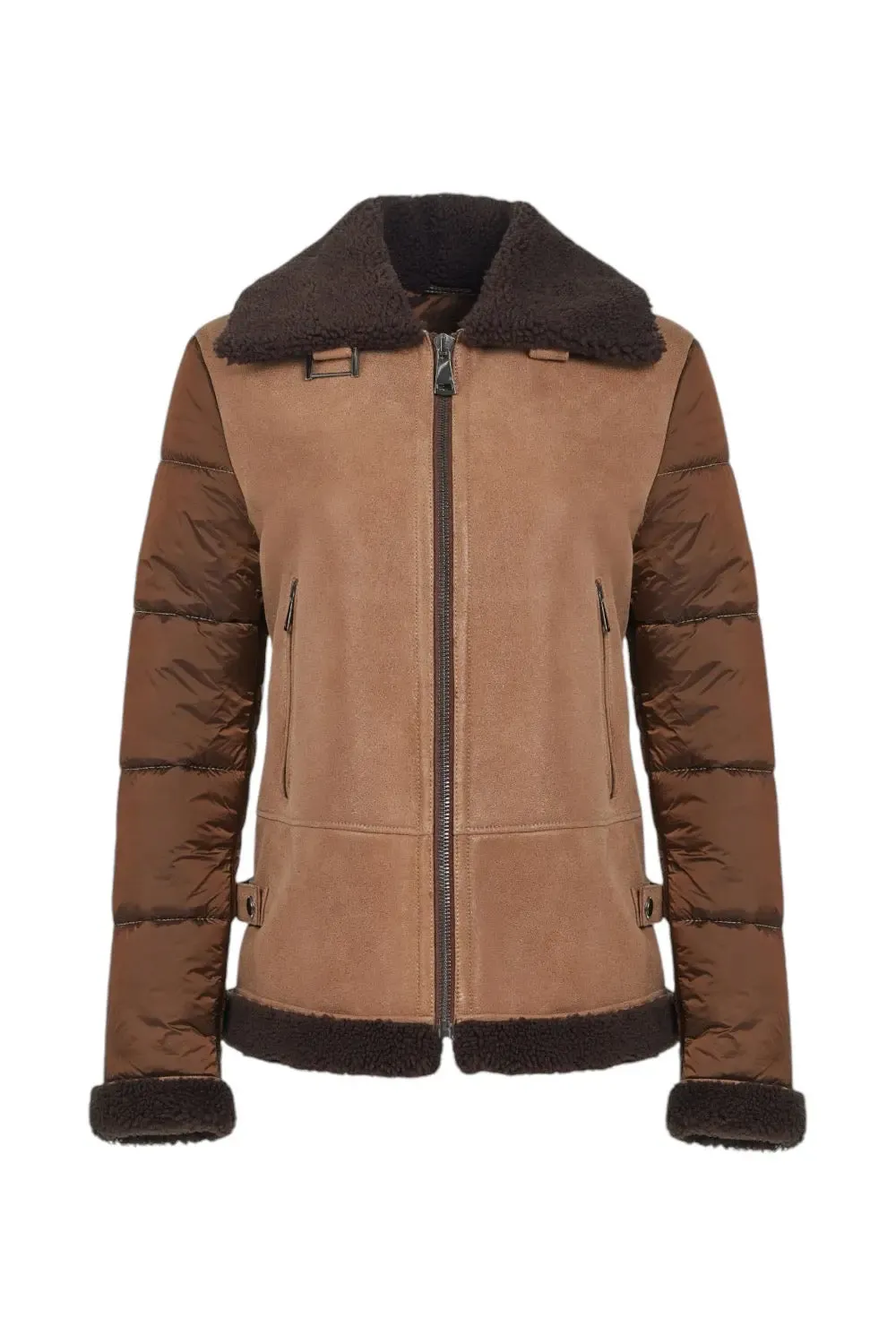 Martina Sheepskin B-3 Bomber Jacket