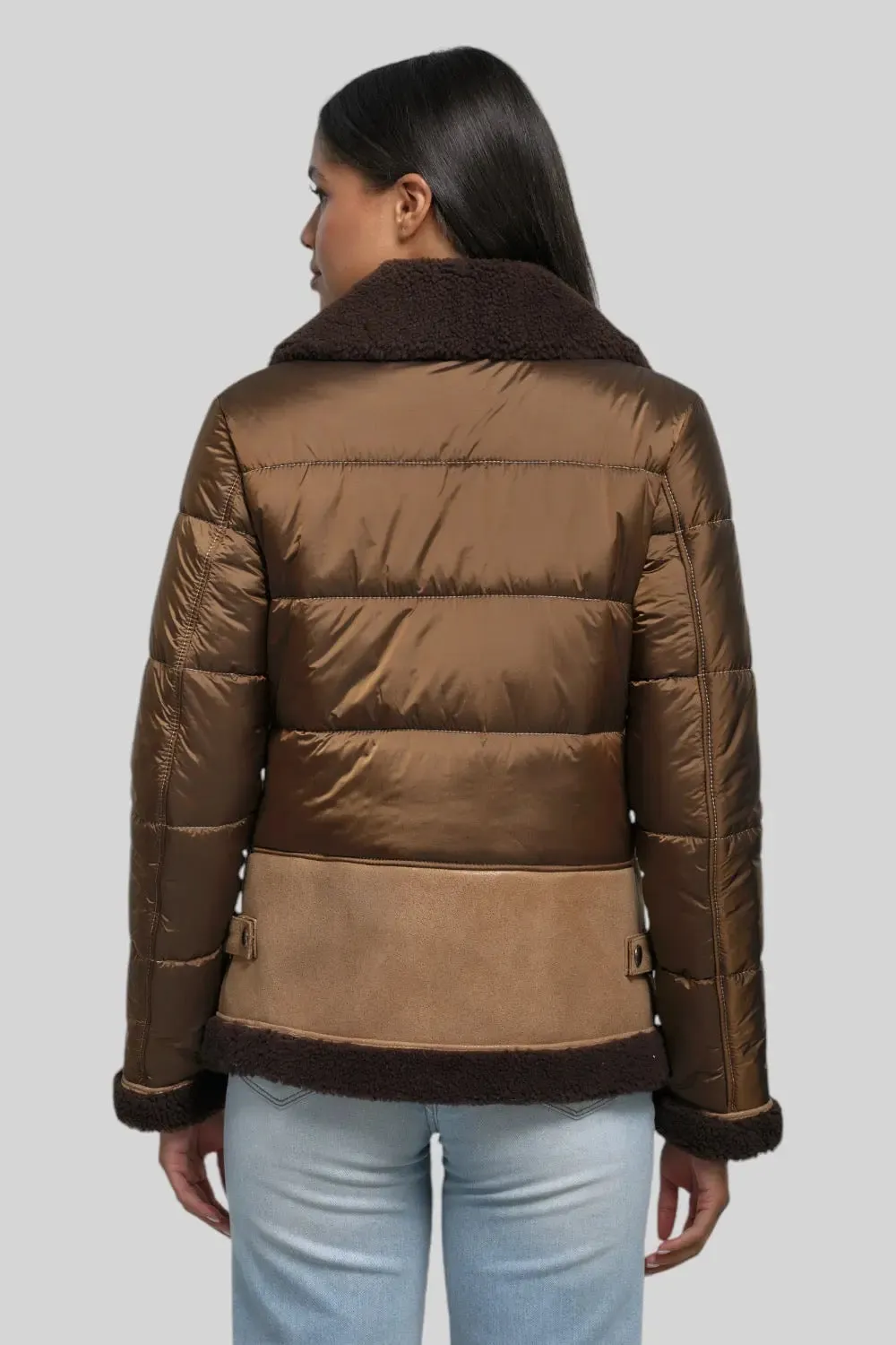 Martina Sheepskin B-3 Bomber Jacket