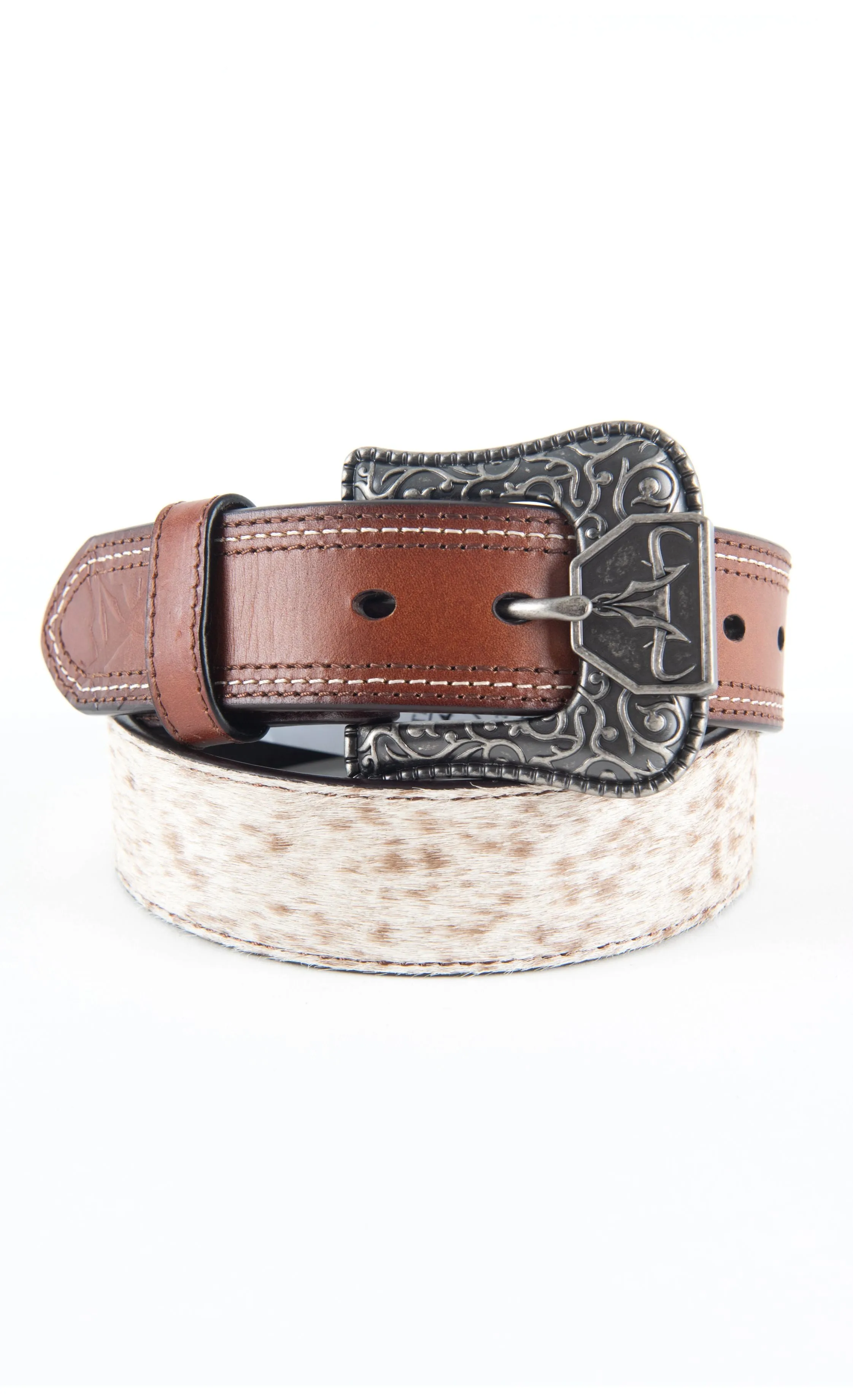 Mens Genuine Horse Leather Belt - Brown