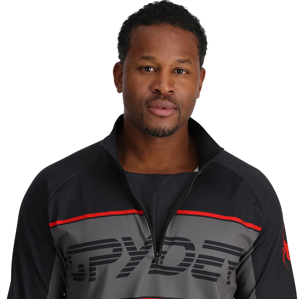 Mens Paramount Half Zip - Black