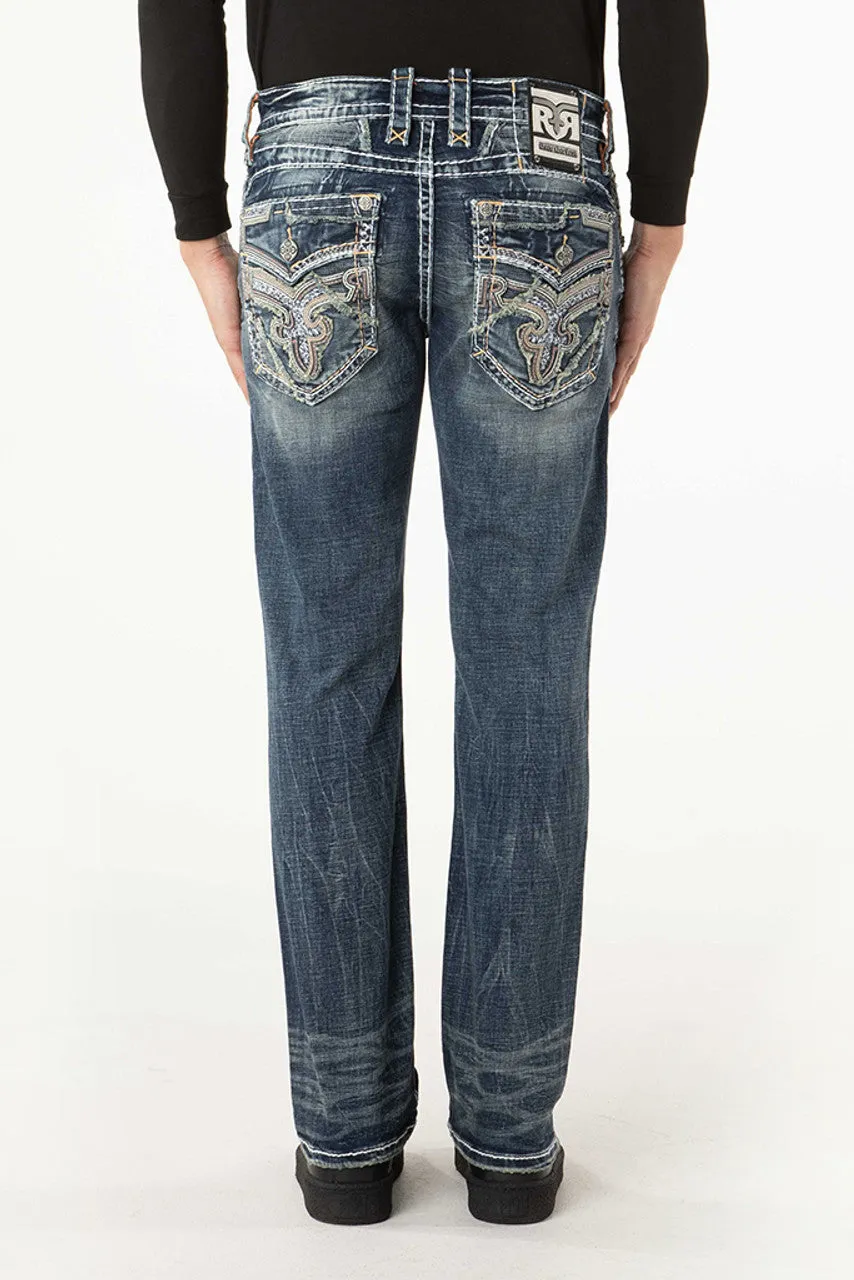 Men's Rock Revival Keenan Straight Leg Jean