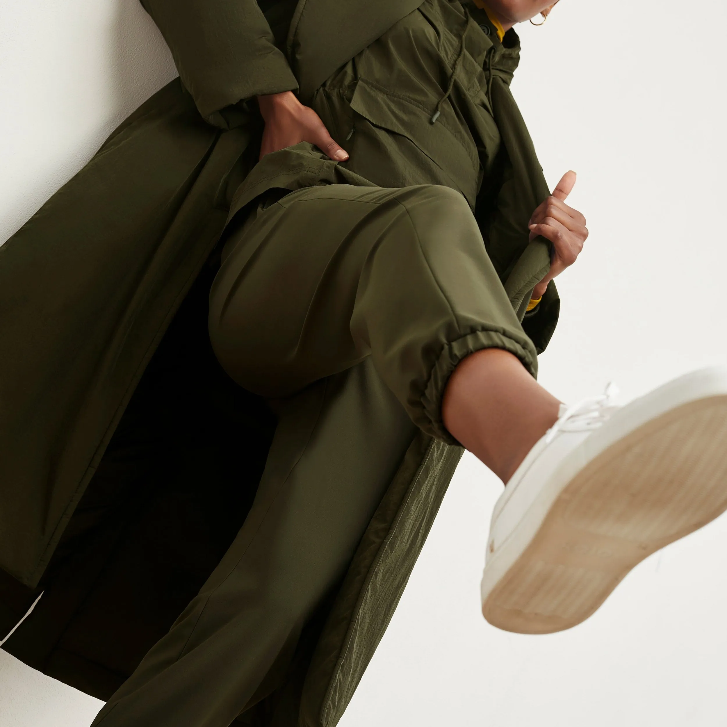 M.M. LAFLEUR - Delaney Jogger - OrigamiTech :: Olive