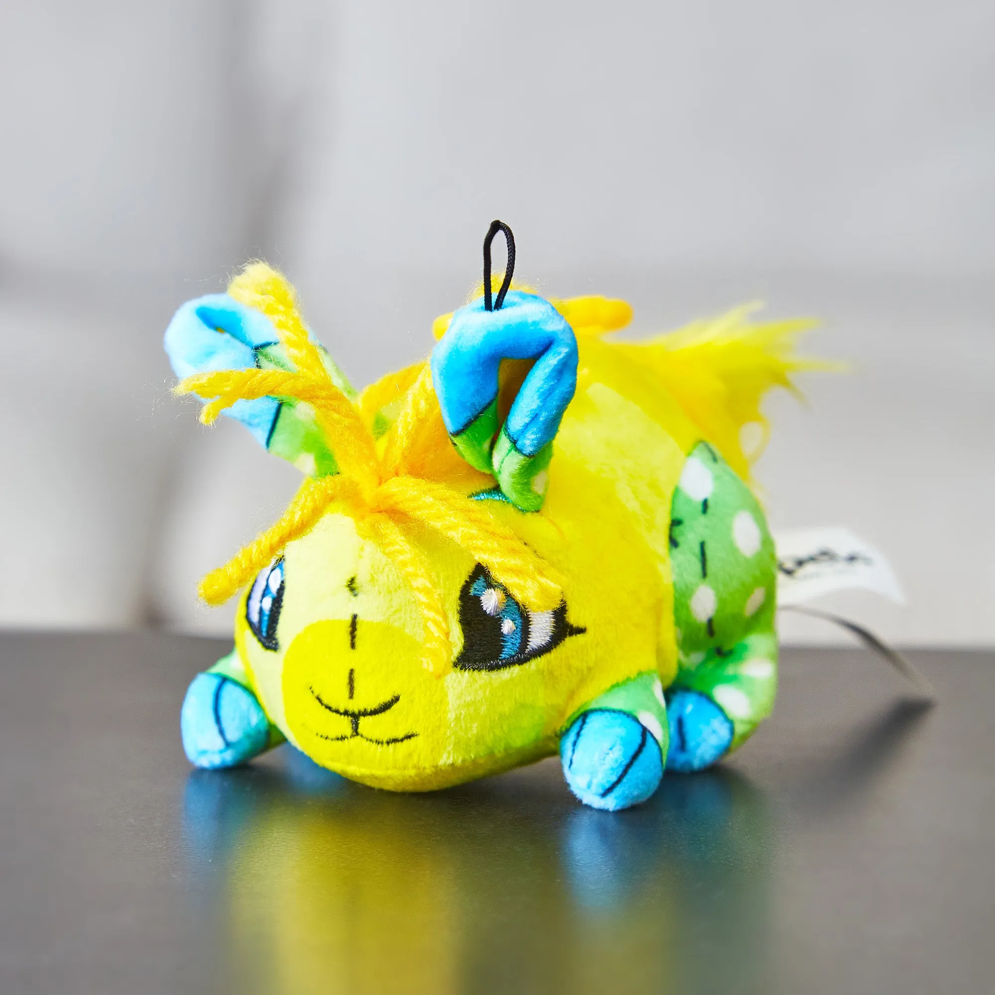 Neopets Snowbunny 4" Keychain Plush