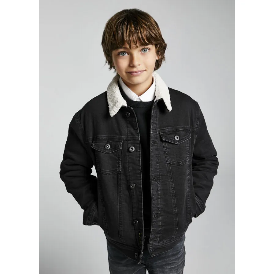 Nukutavake Boys Shearling Denim Jacket 7410-67