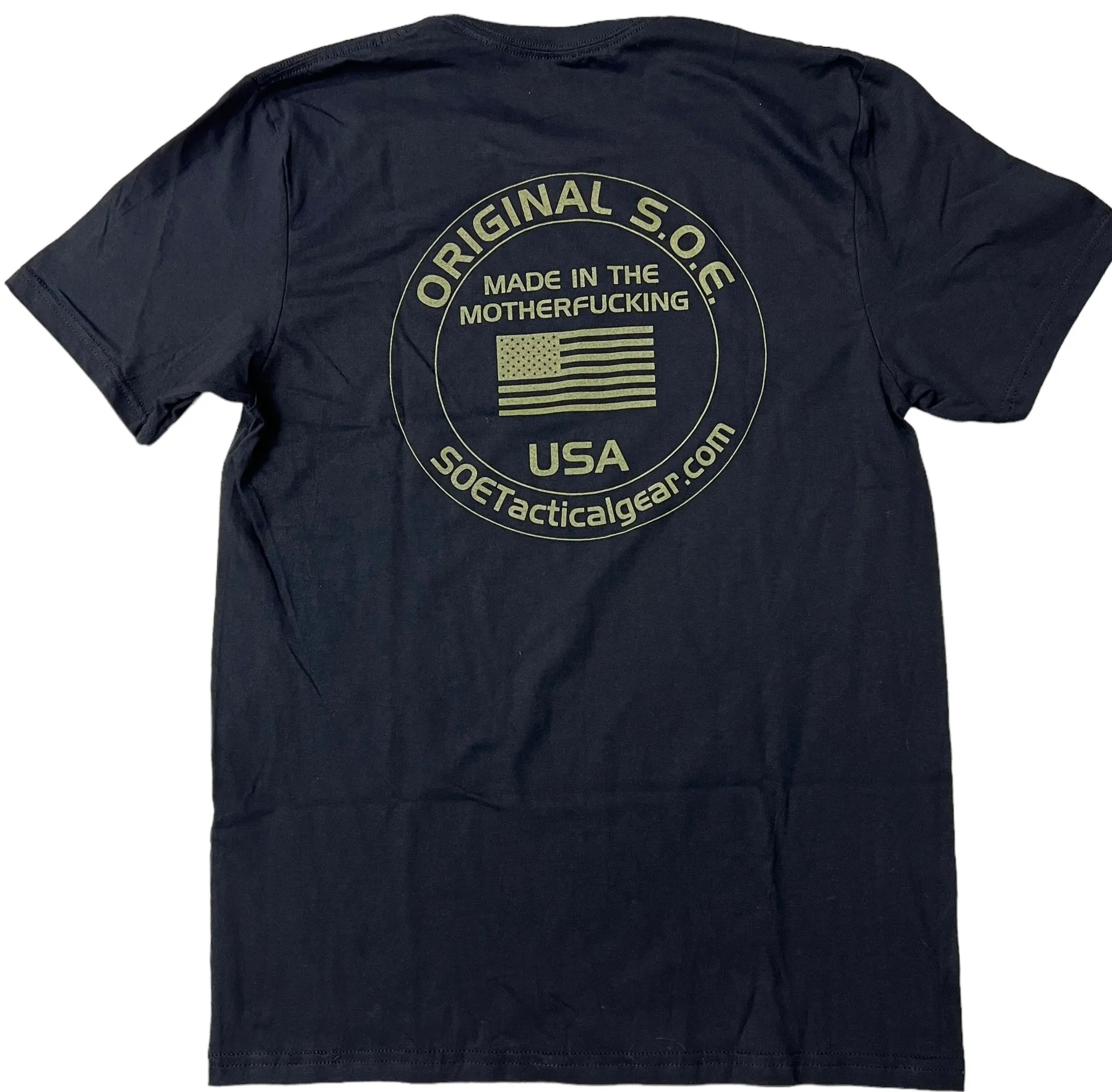 Old School OD Round Logo T Shirt