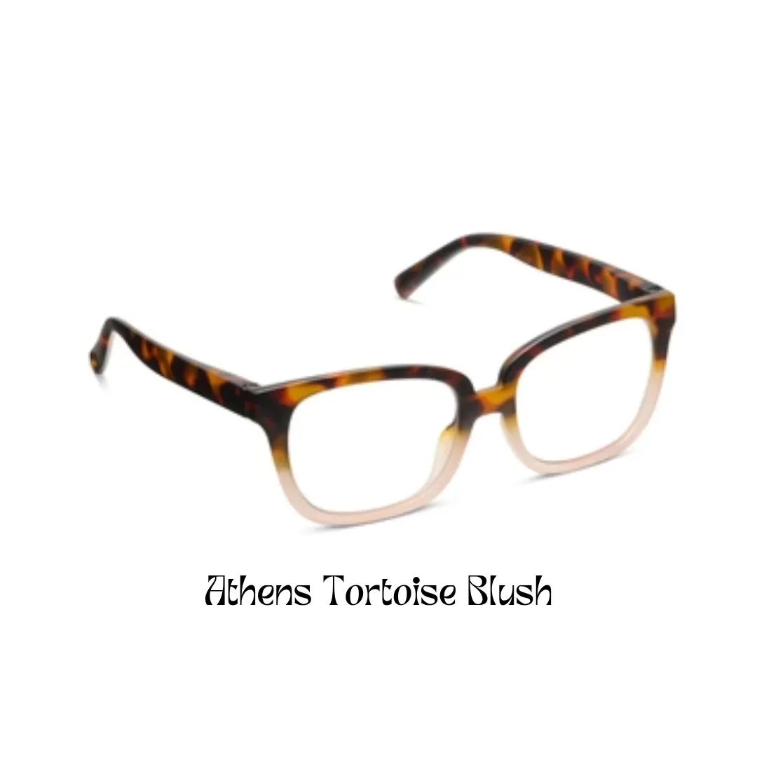 Peepers Reading Glasses: Athens Tortoise Blush