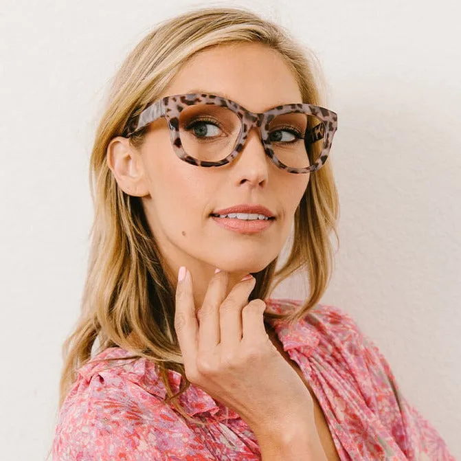 Peepers Reading Glasses: Center Stage Gray Tortoise