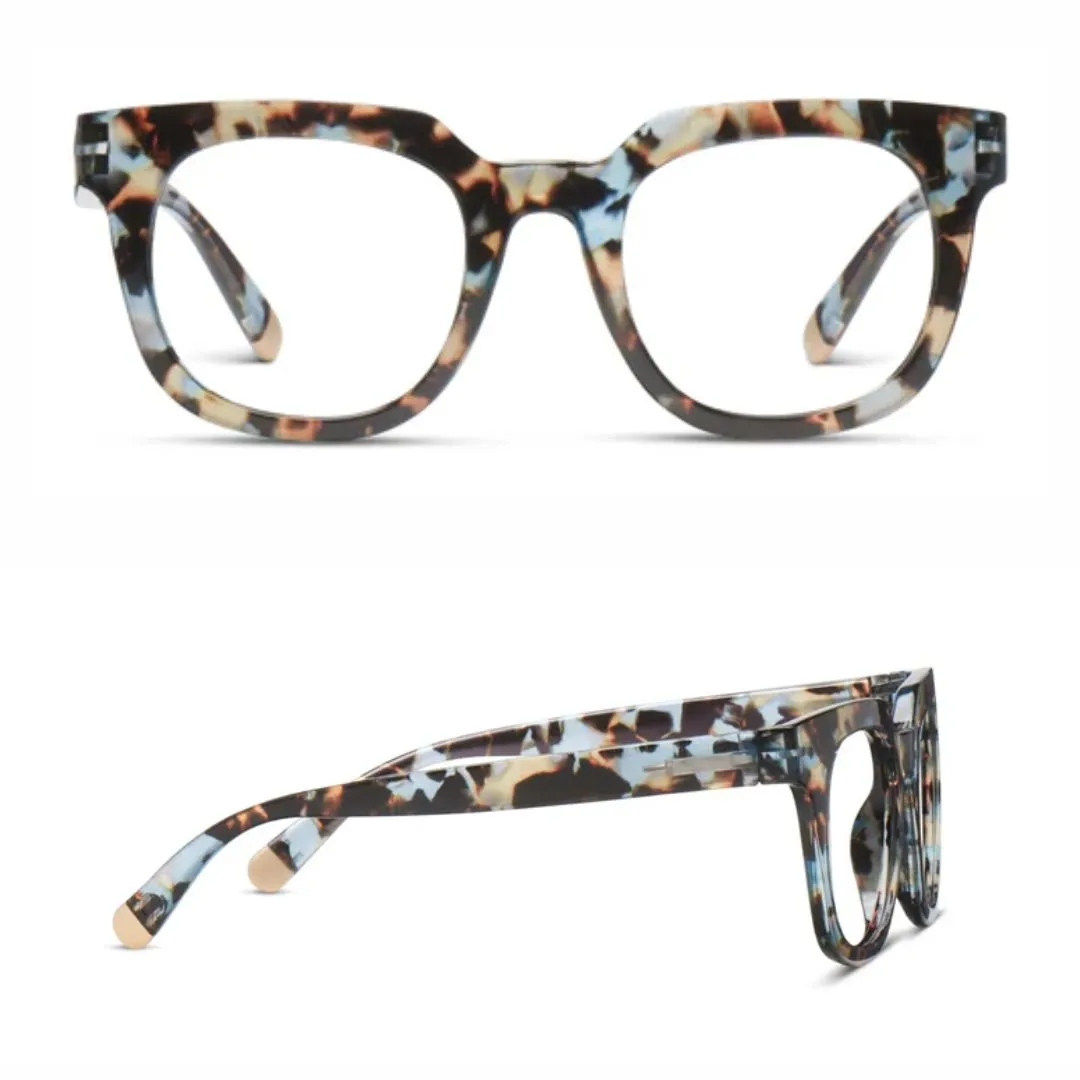 Peepers Reading Glasses: Harlow Blue Quartz