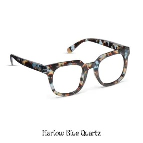 Peepers Reading Glasses: Harlow Blue Quartz