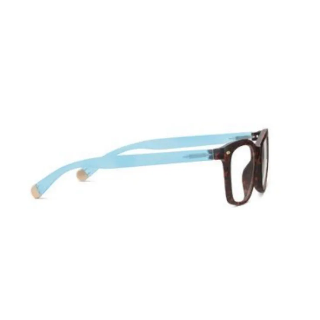 Peepers Reading Glasses: Sinclair Leopard Tort Blue