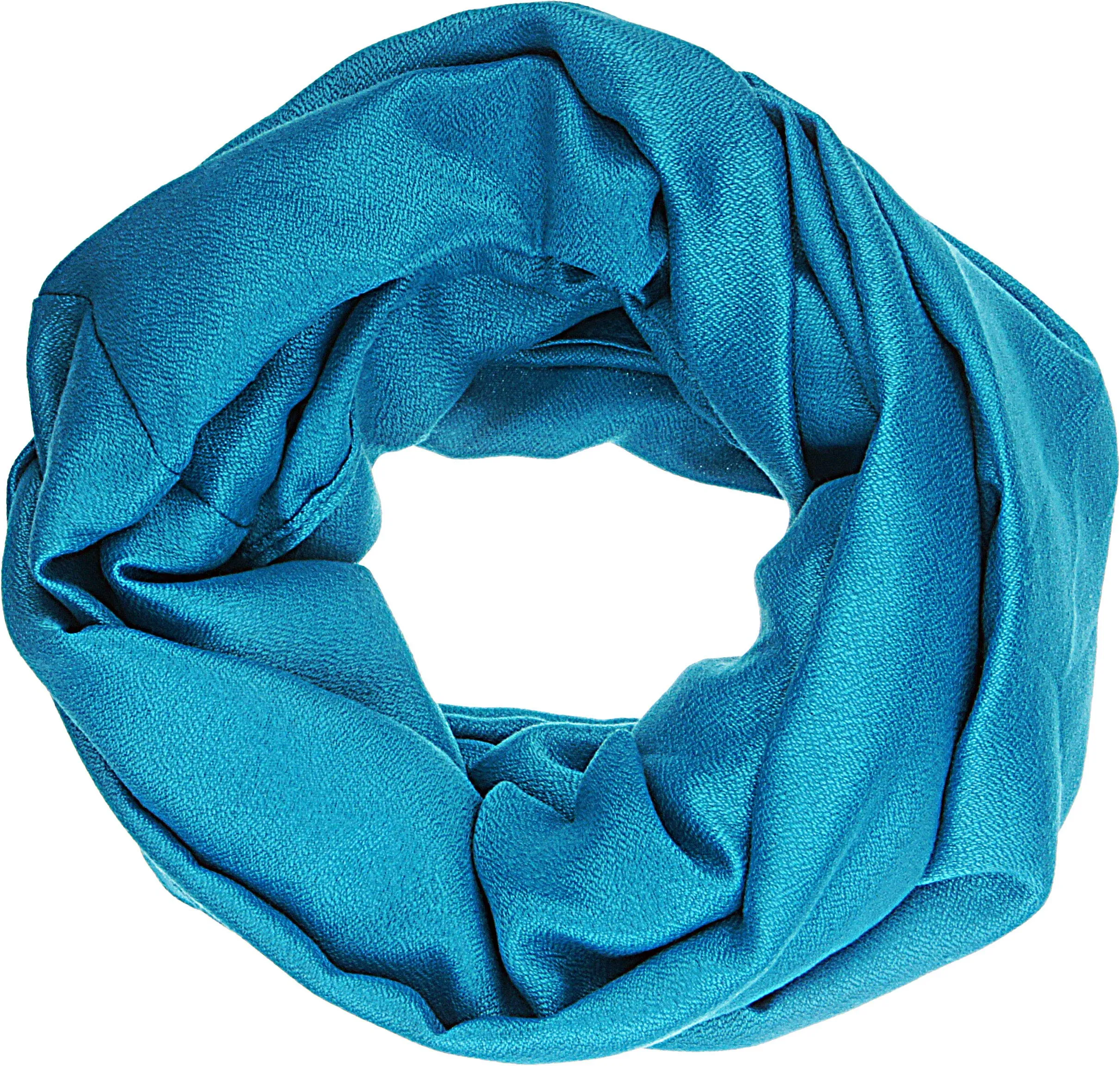 Premium Soft Light Weight Elegant Solid Color Satin Infinity Scarf