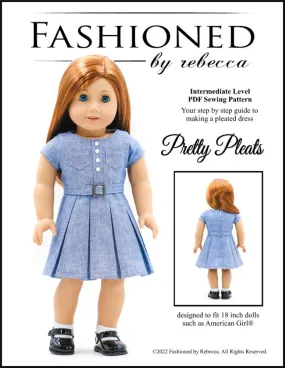 Pretty Pleats 18" Doll Clothes Pattern