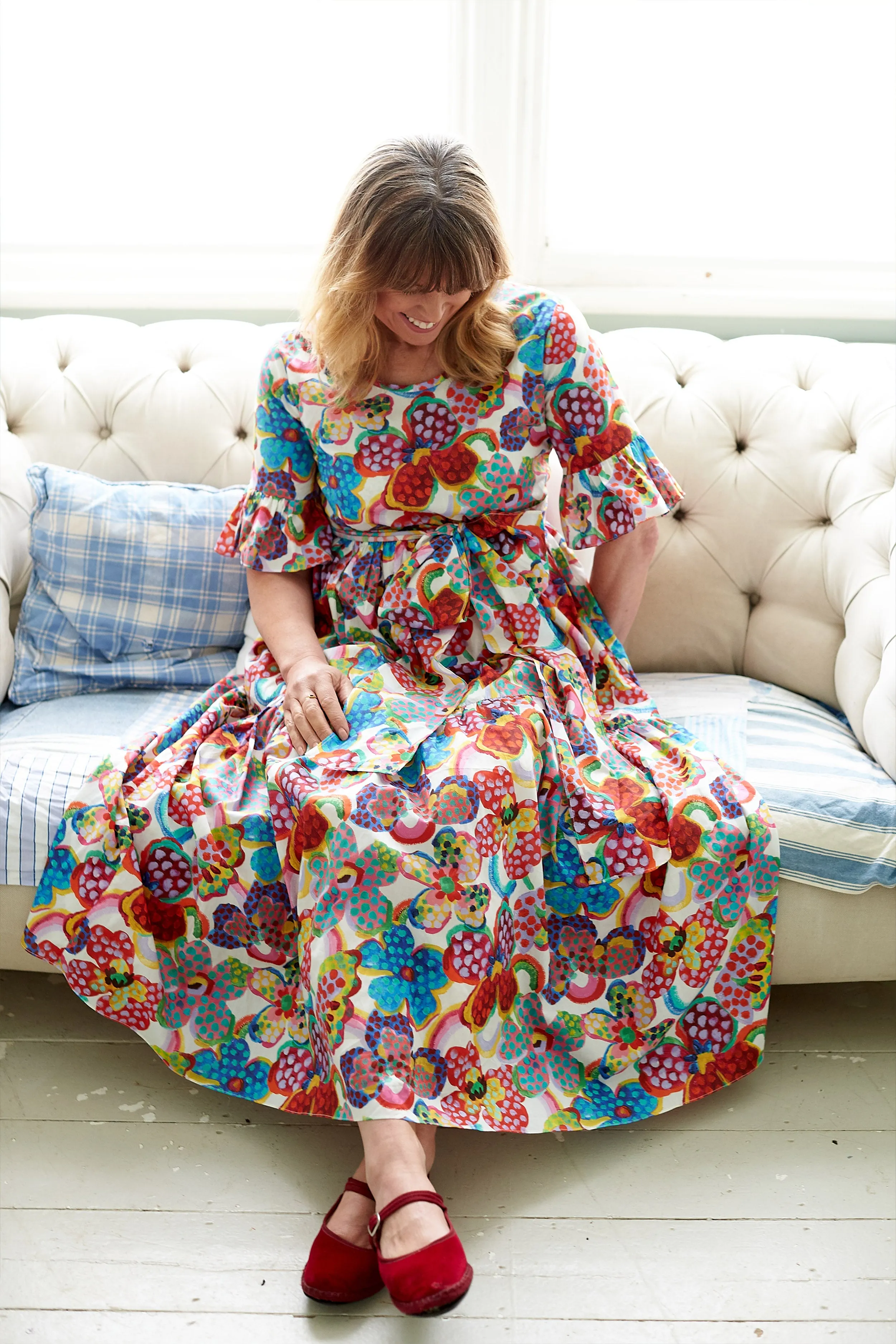 Primrose Hill Dress in Liberty Fauvism Floral Print