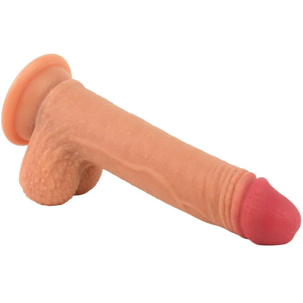 Real Stud Silicone Dildo - Feels Like A Real Cock With Balls!