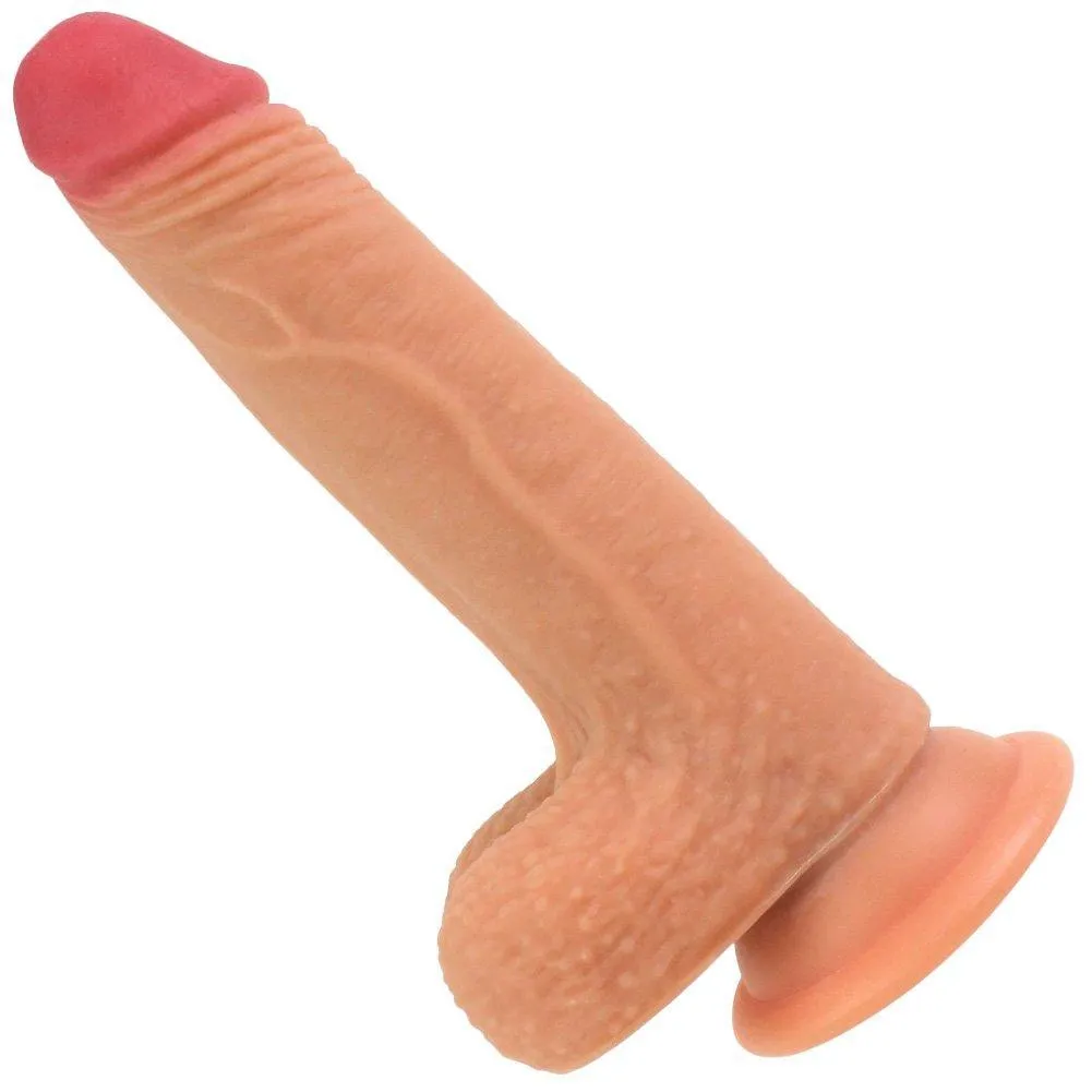 Real Stud Silicone Dildo - Feels Like A Real Cock With Balls!