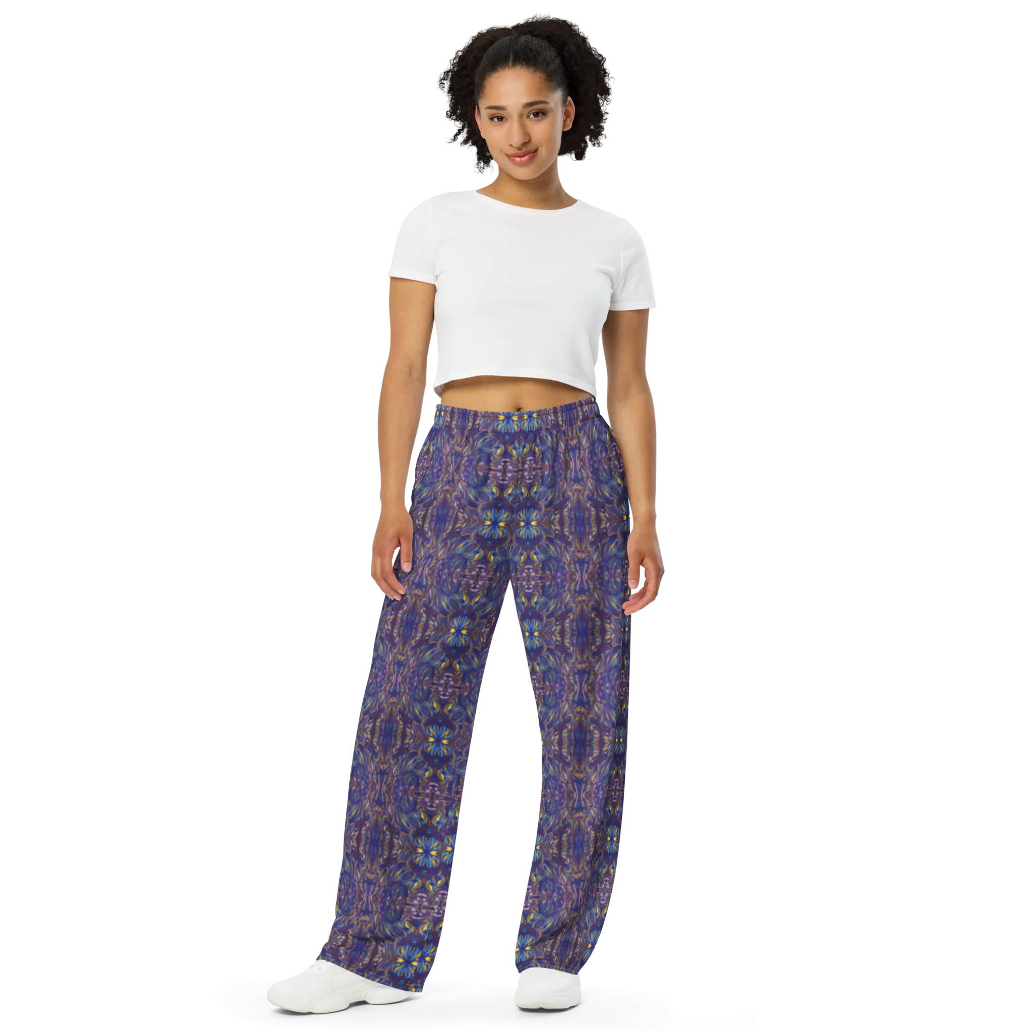 Recursia Bohemian Dream Women's Wide Leg Pants