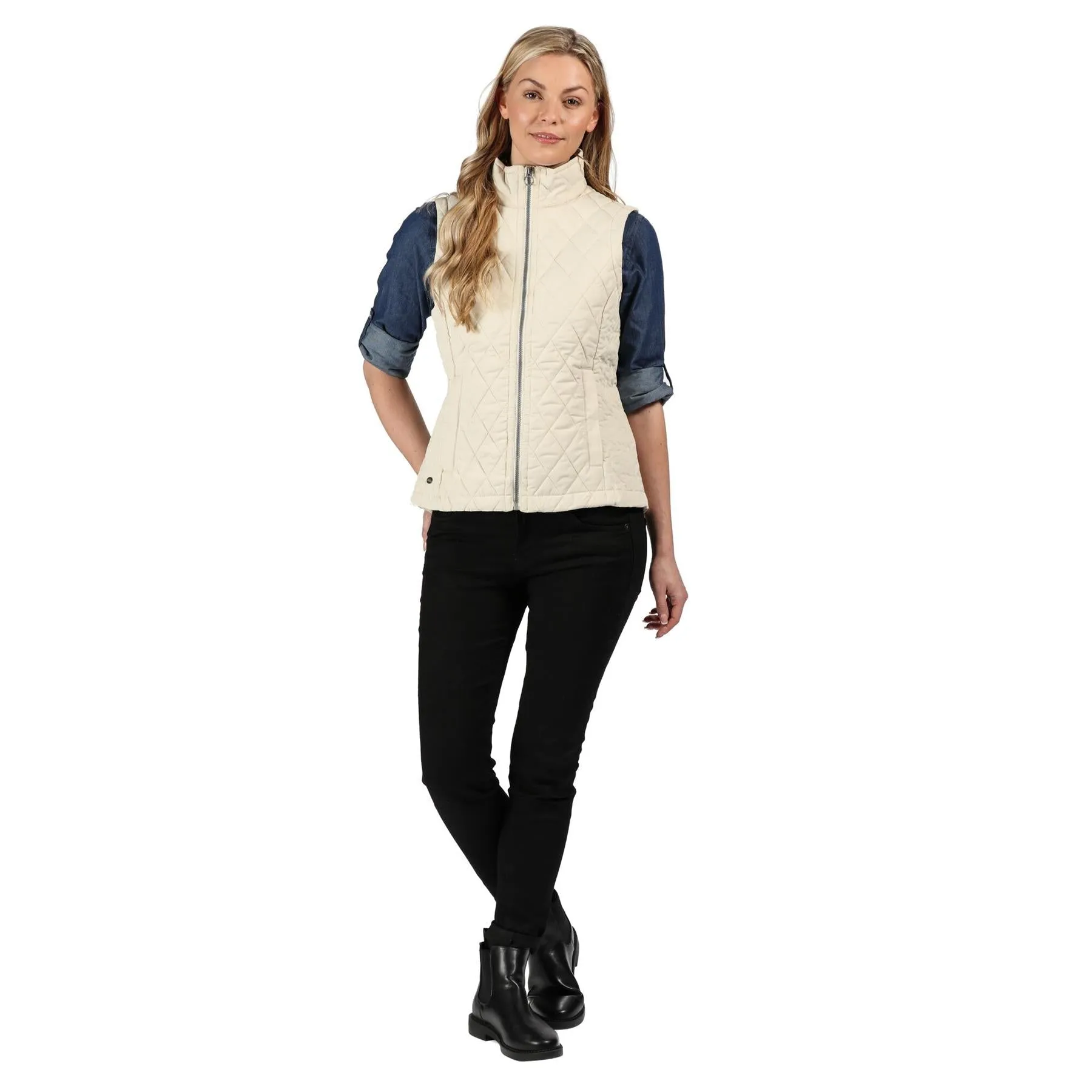 Regatta Womens Charna Insulated Diamond Quilted Bodywarmer Vented Gilet