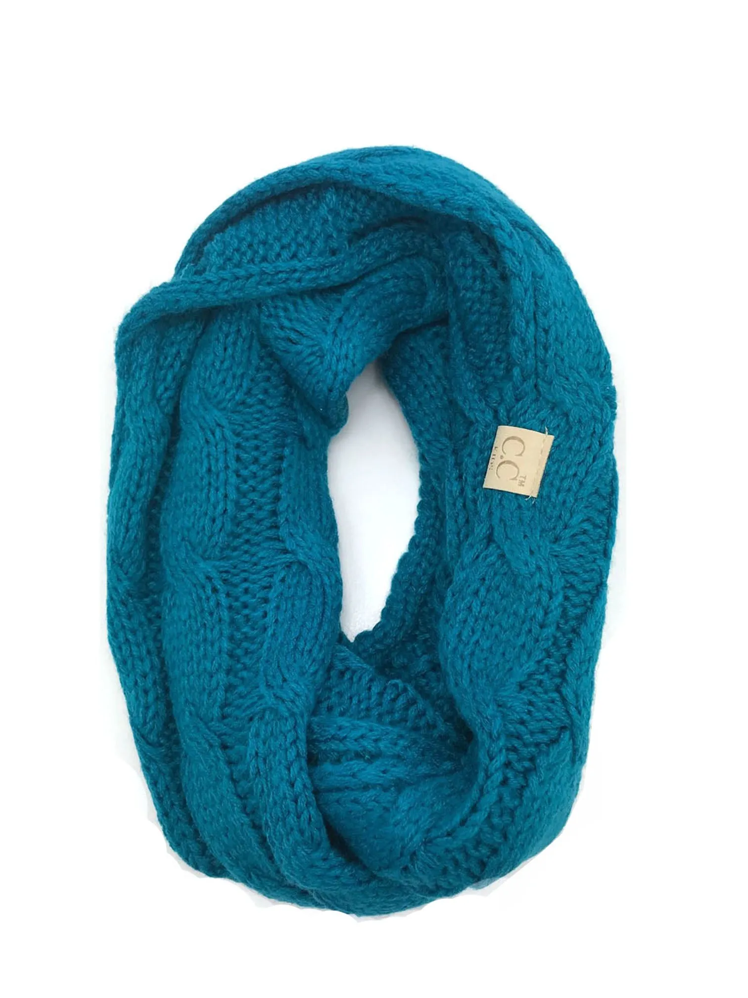 SF-800-KIDS TEAL INFINITY SCARF