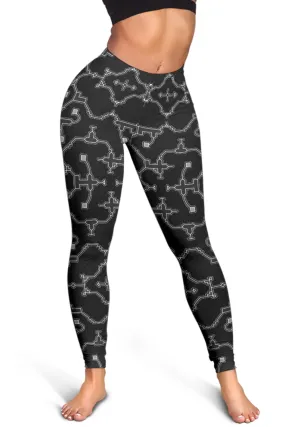 Shipibo Conibo - Black | Leggings | Mandalazed