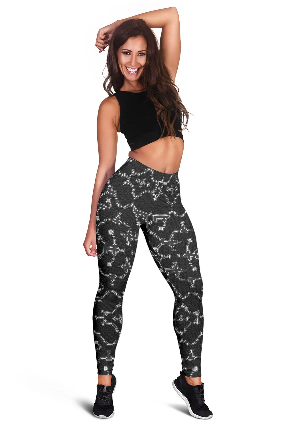 Shipibo Conibo - Black | Leggings | Mandalazed