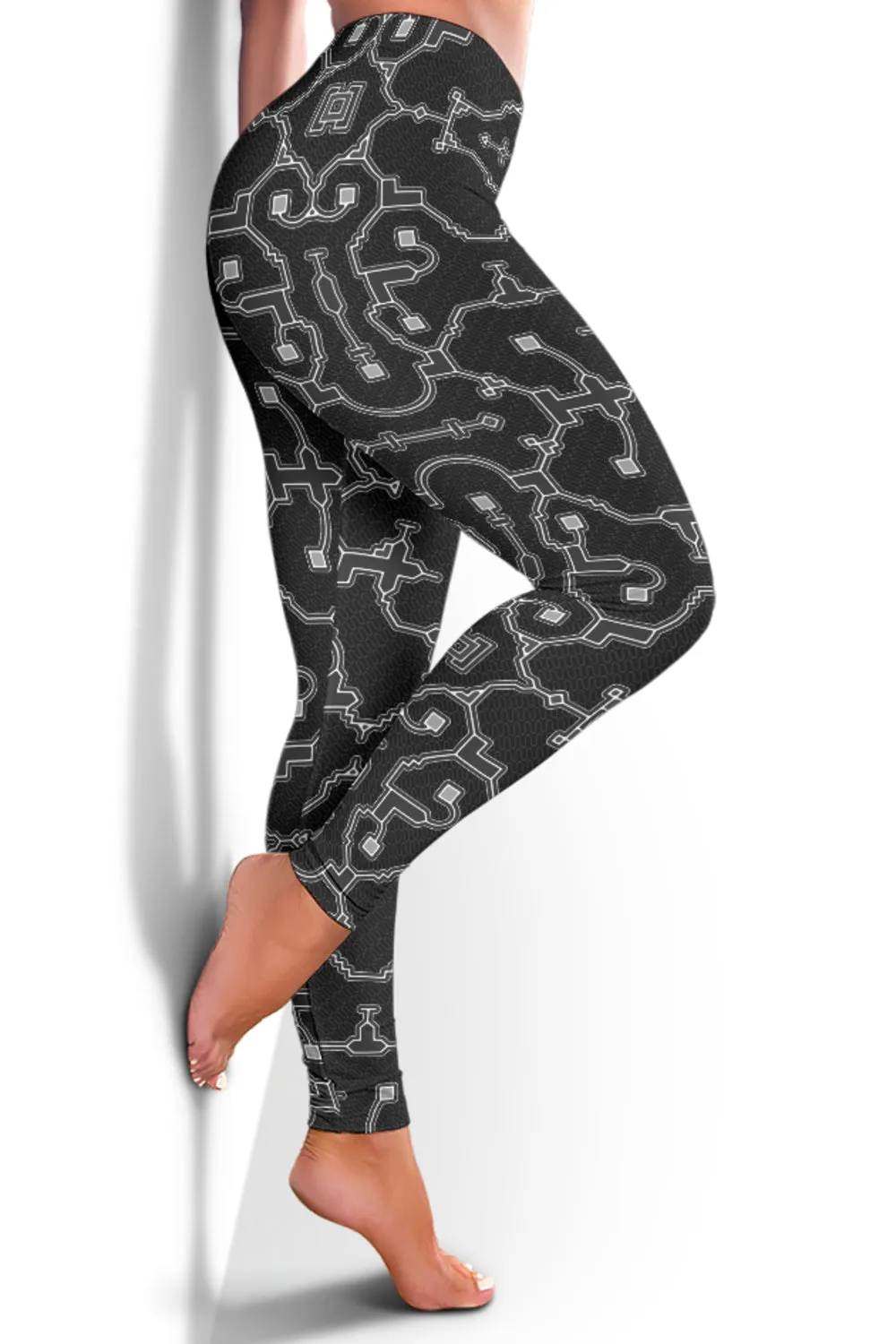 Shipibo Conibo - Black | Leggings | Mandalazed