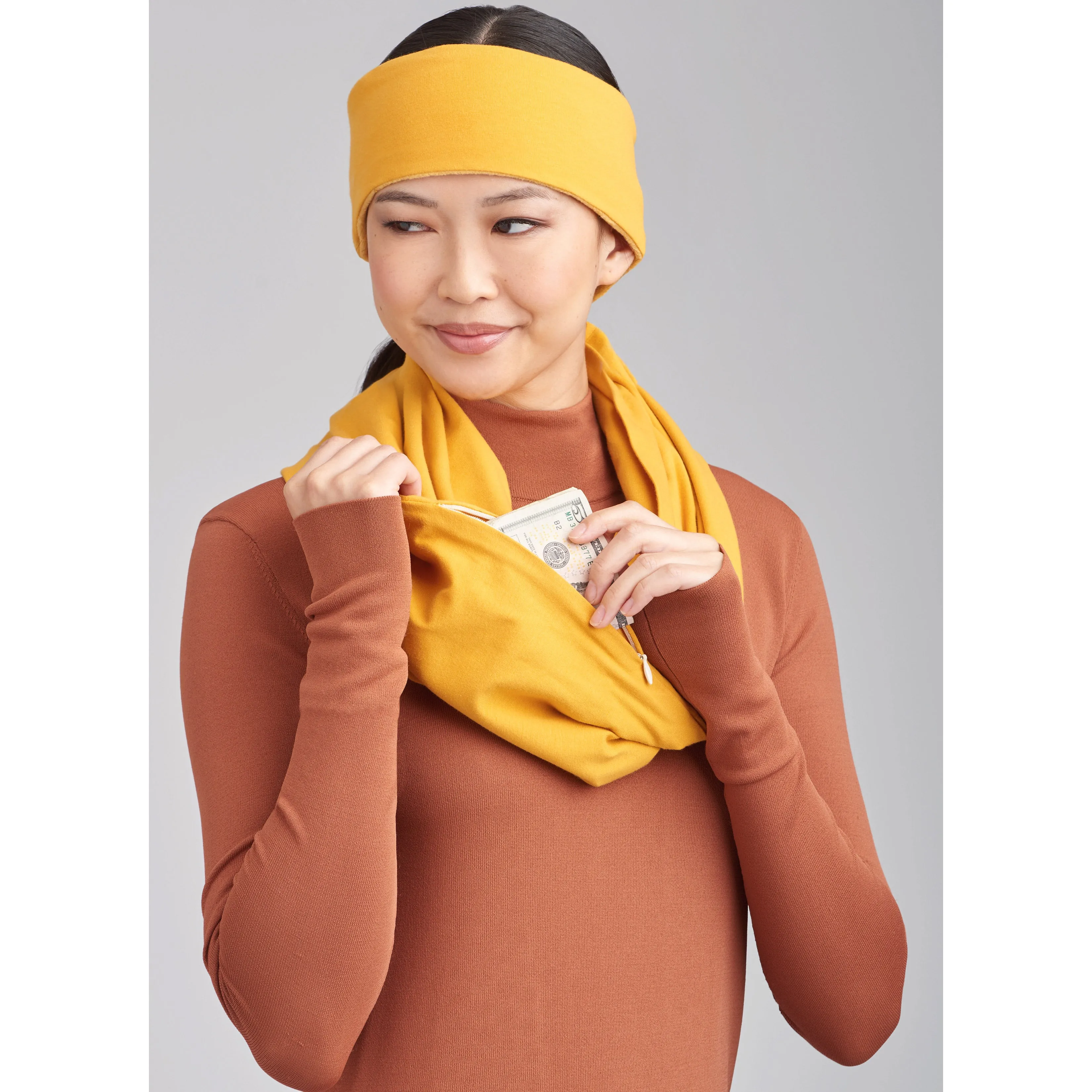 Simplicity pattern 9658 Misses' Hats, Headband, Mittens, Cowl and Infinity Scarf