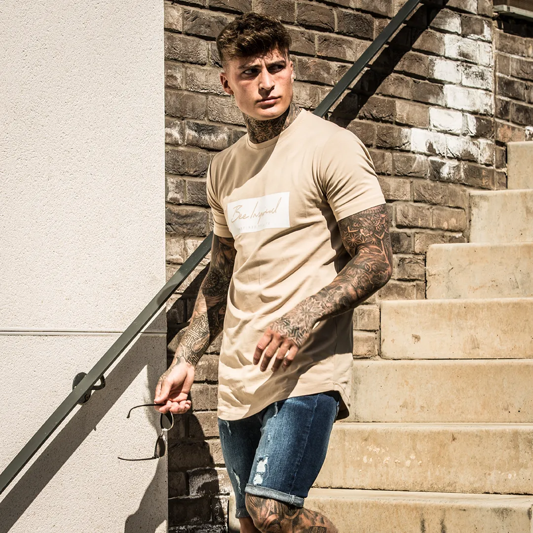 Singel Tee - Sand