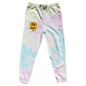 Smiley Tie Dye Sweatpants