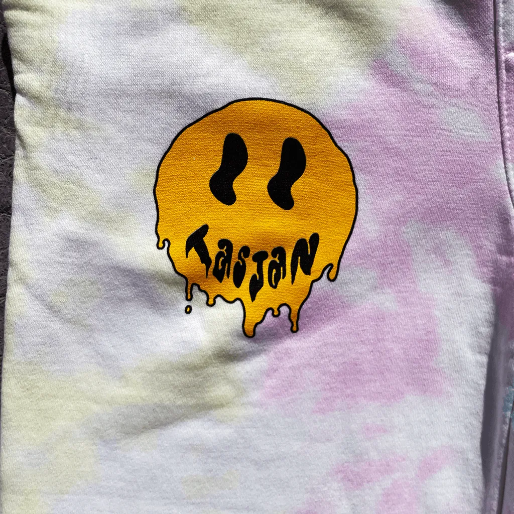 Smiley Tie Dye Sweatpants