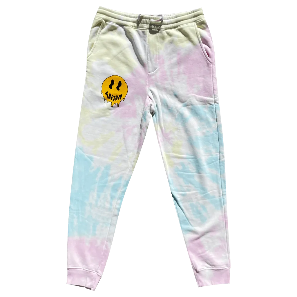 Smiley Tie Dye Sweatpants