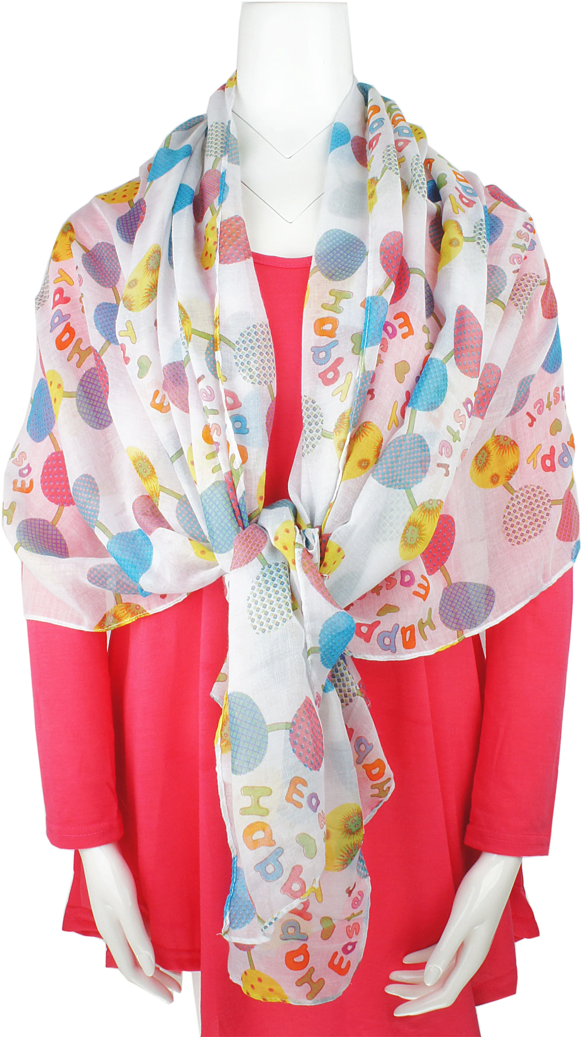 Soft Light Weight Easter Festival Sheer Blanket Scarf