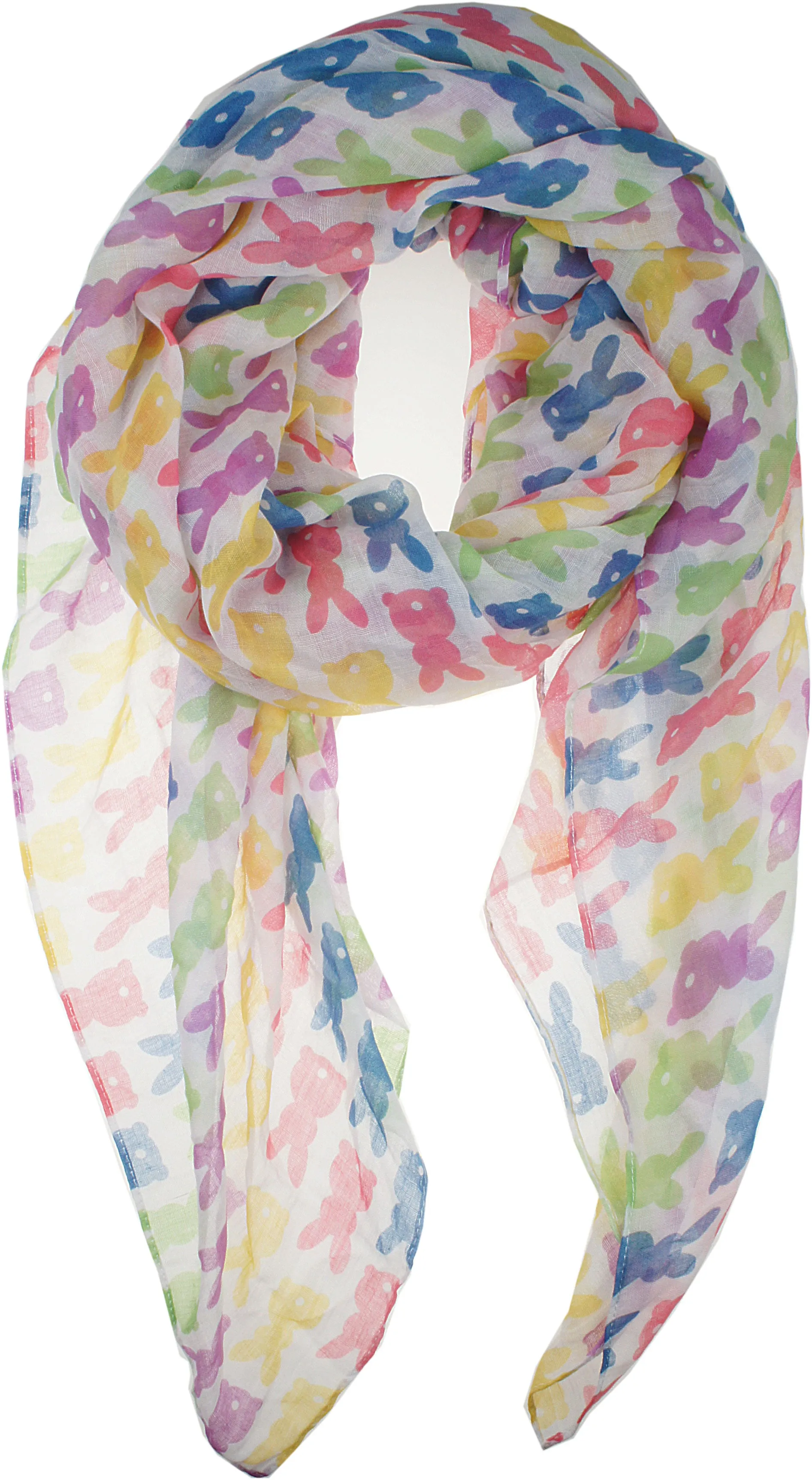 Soft Light Weight Easter Festival Sheer Blanket Scarf