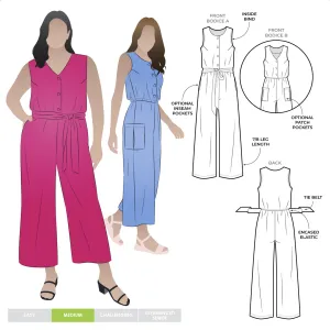 Style Arc - Birdie Jumpsuit - Size 18-30