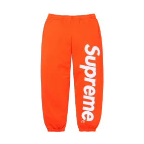 Supreme Satin Appliqué Sweatpant 'Orange'