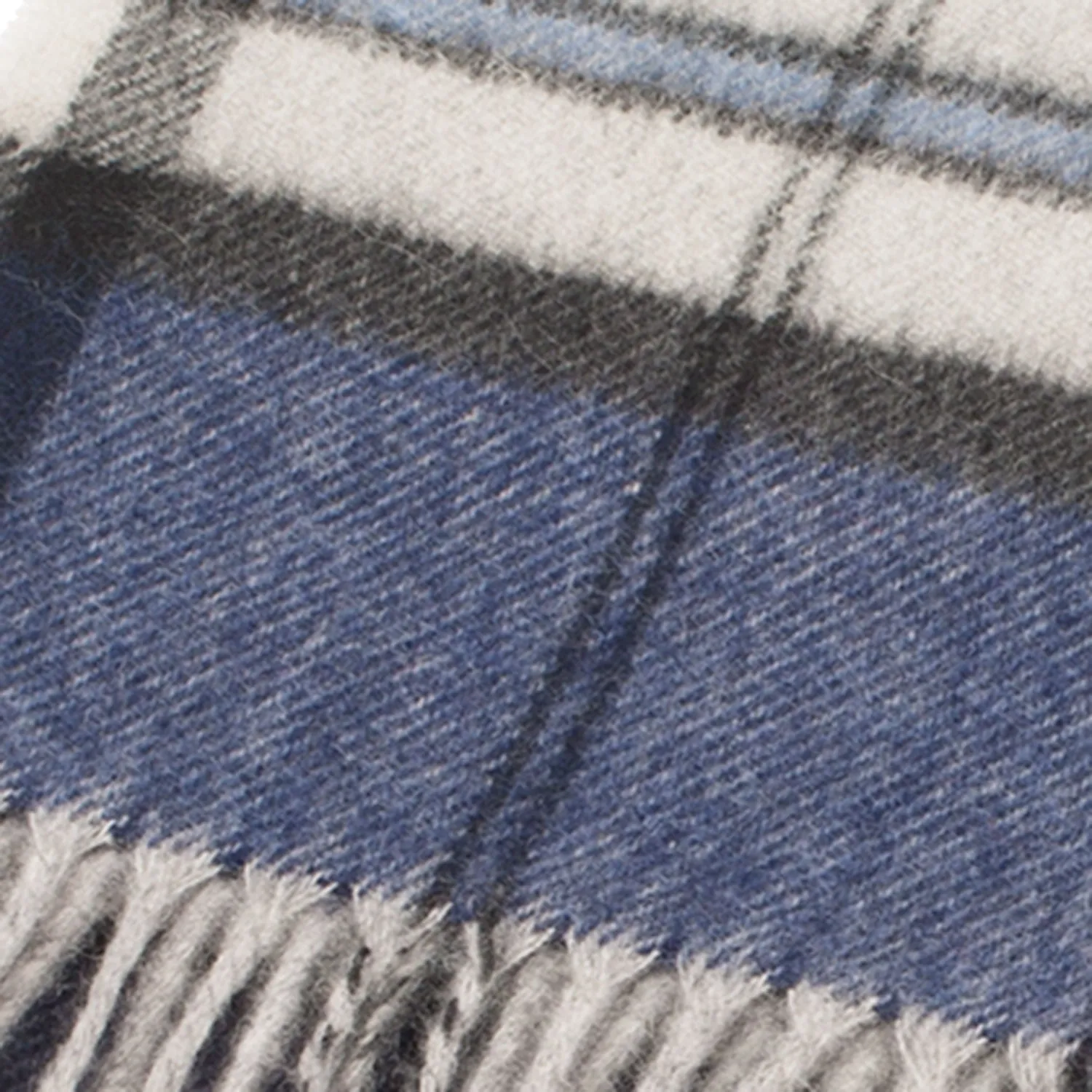 Tartan Weaving Mill 100% Cashmere Scarf  Thomson Navy