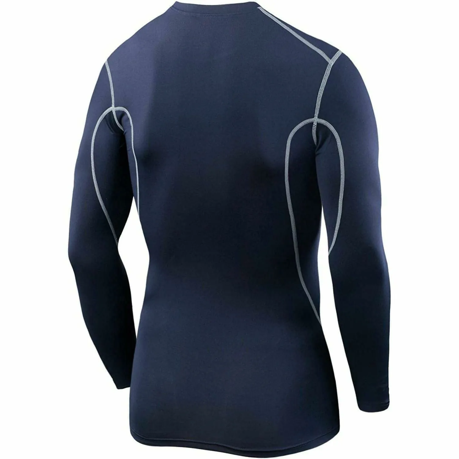 TCA Pro Performance Mens Long Sleeve Compression Top - Navy