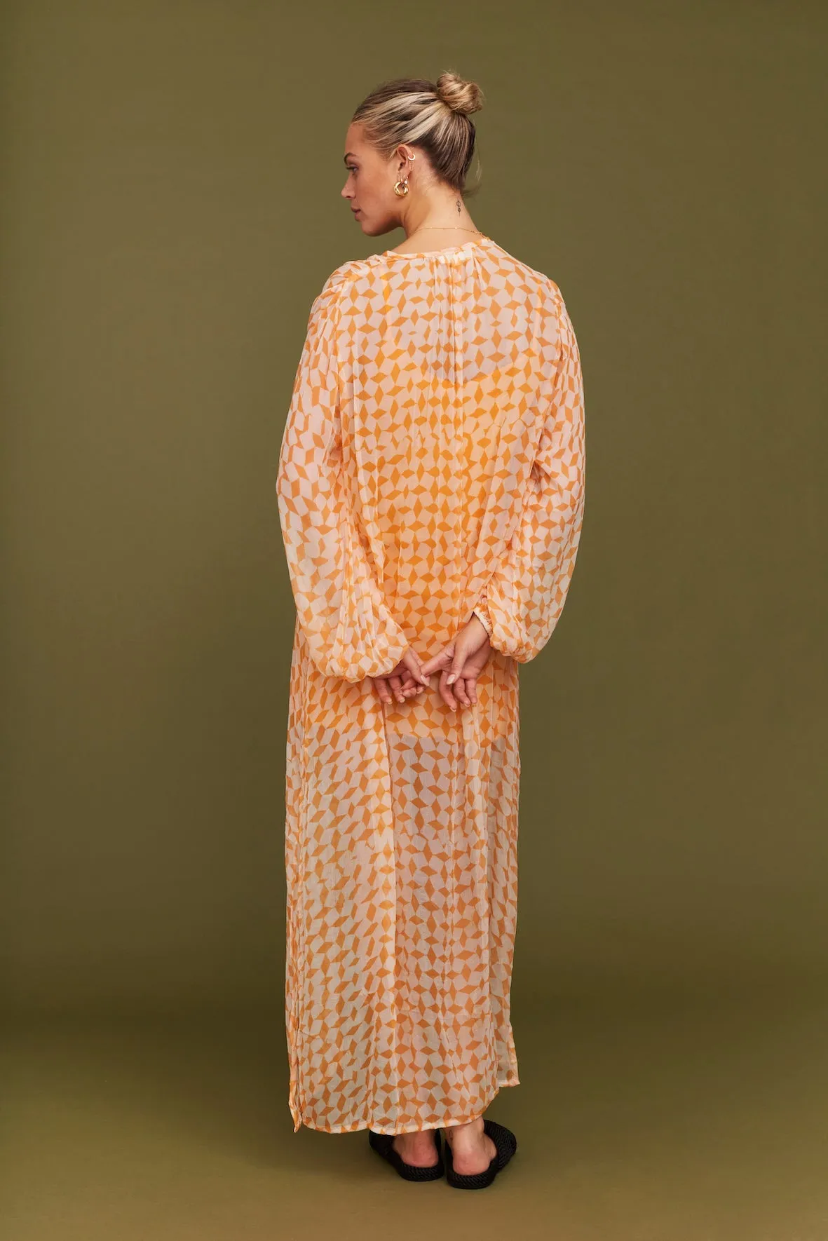 The Lea Dress - Apricot