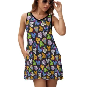 The Magical Gang Sleeveless Sundress With Pockets