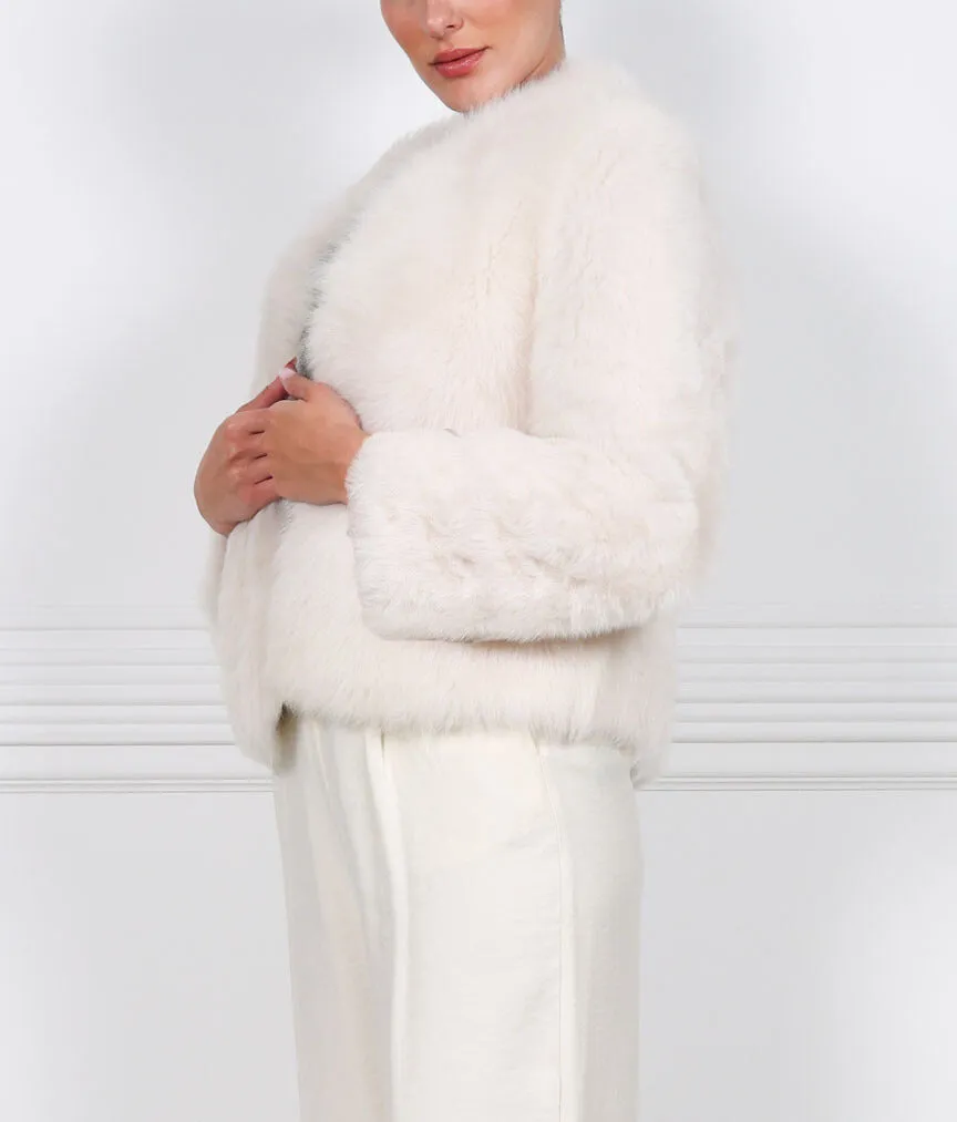 The Yulia  Toscana Shearling Jacket