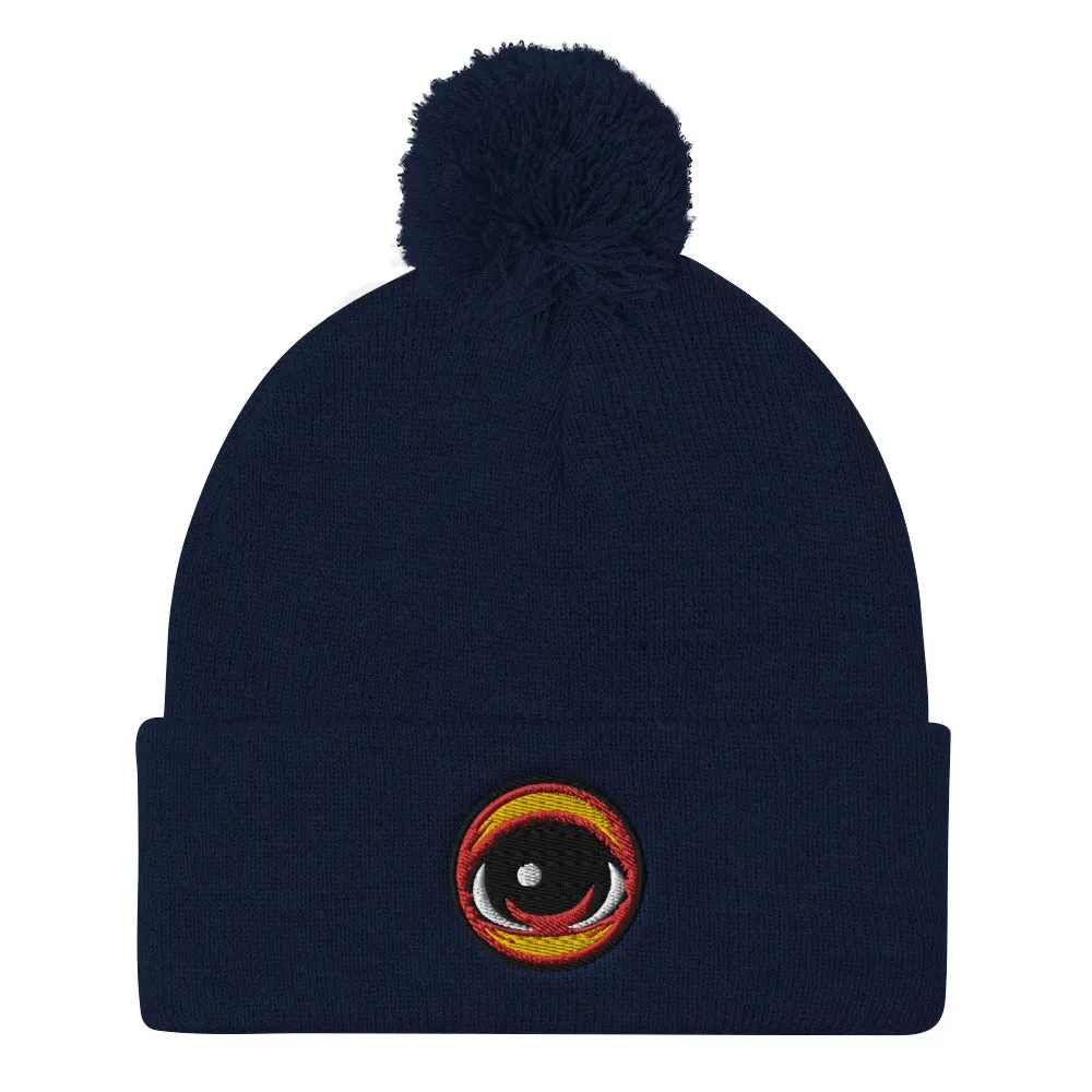 Third EYEZ Pom-Pom Beanie