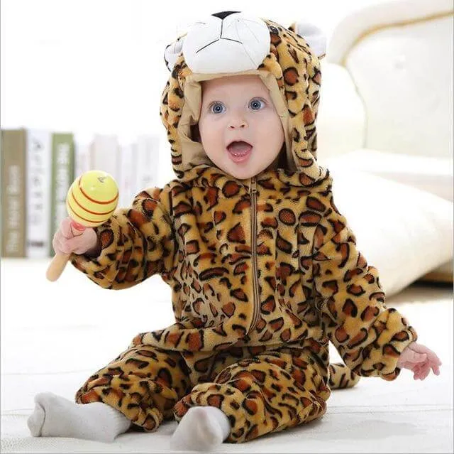 Tiger Cartoon Jumpsuit for babies