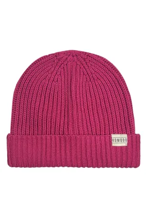 Town Organic Cotton Beanie Hat Pink