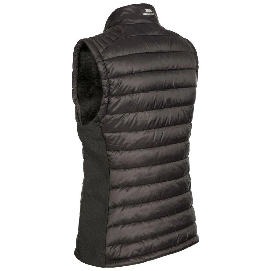 Trespass Elanora Womens Gilet padded Bodywarmer Black