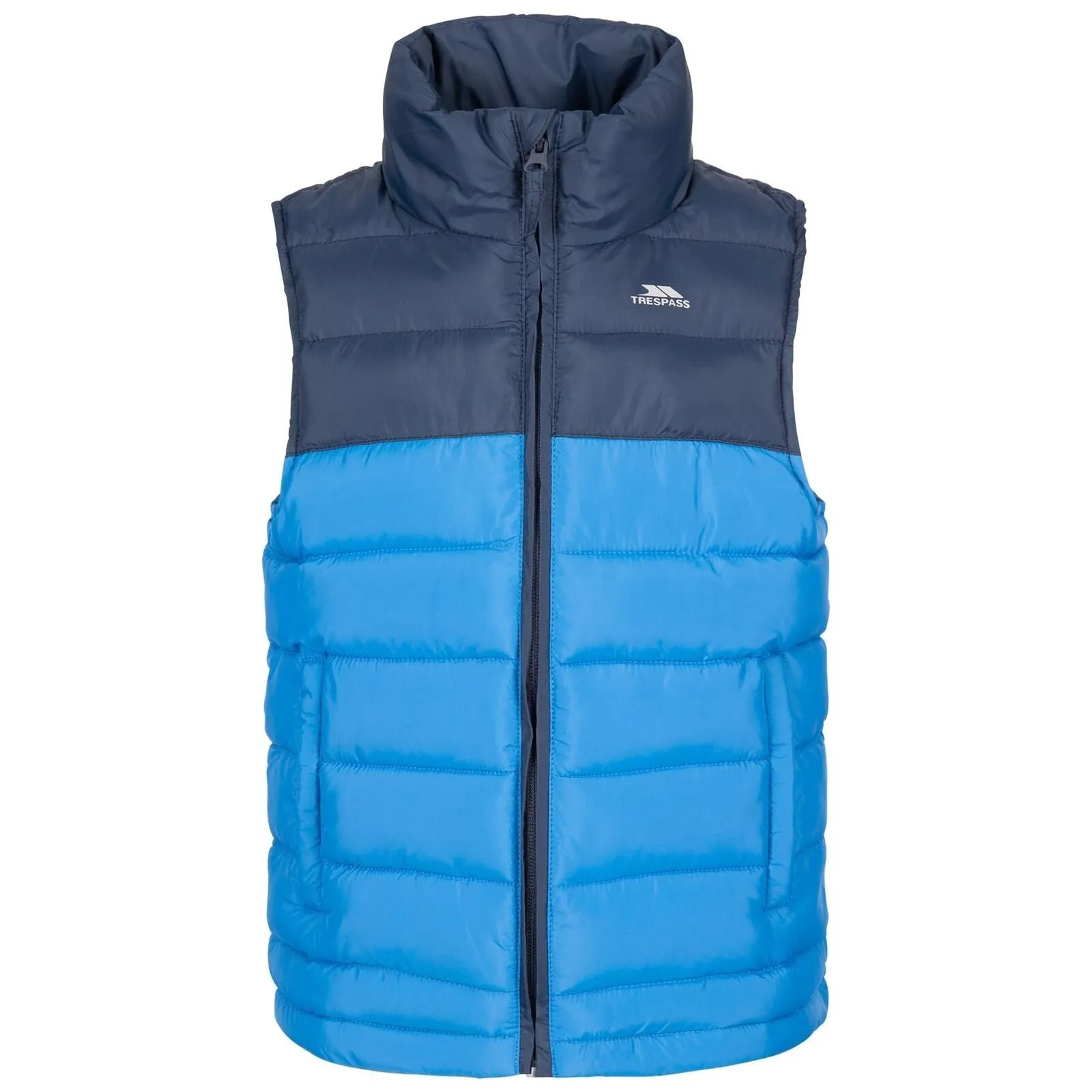 Trespass Oskar Kids Padded Gilet Quilted Bodywarmer with 2 Pockets