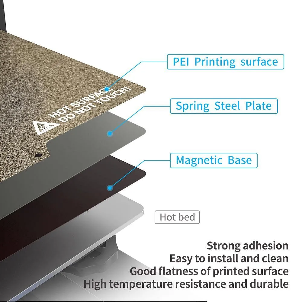 Tronxy 3D Printer PEI Magnetic Build Plate 600mm