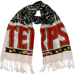 UMD Terps & Turtle Shell (White & Black) / Scarf