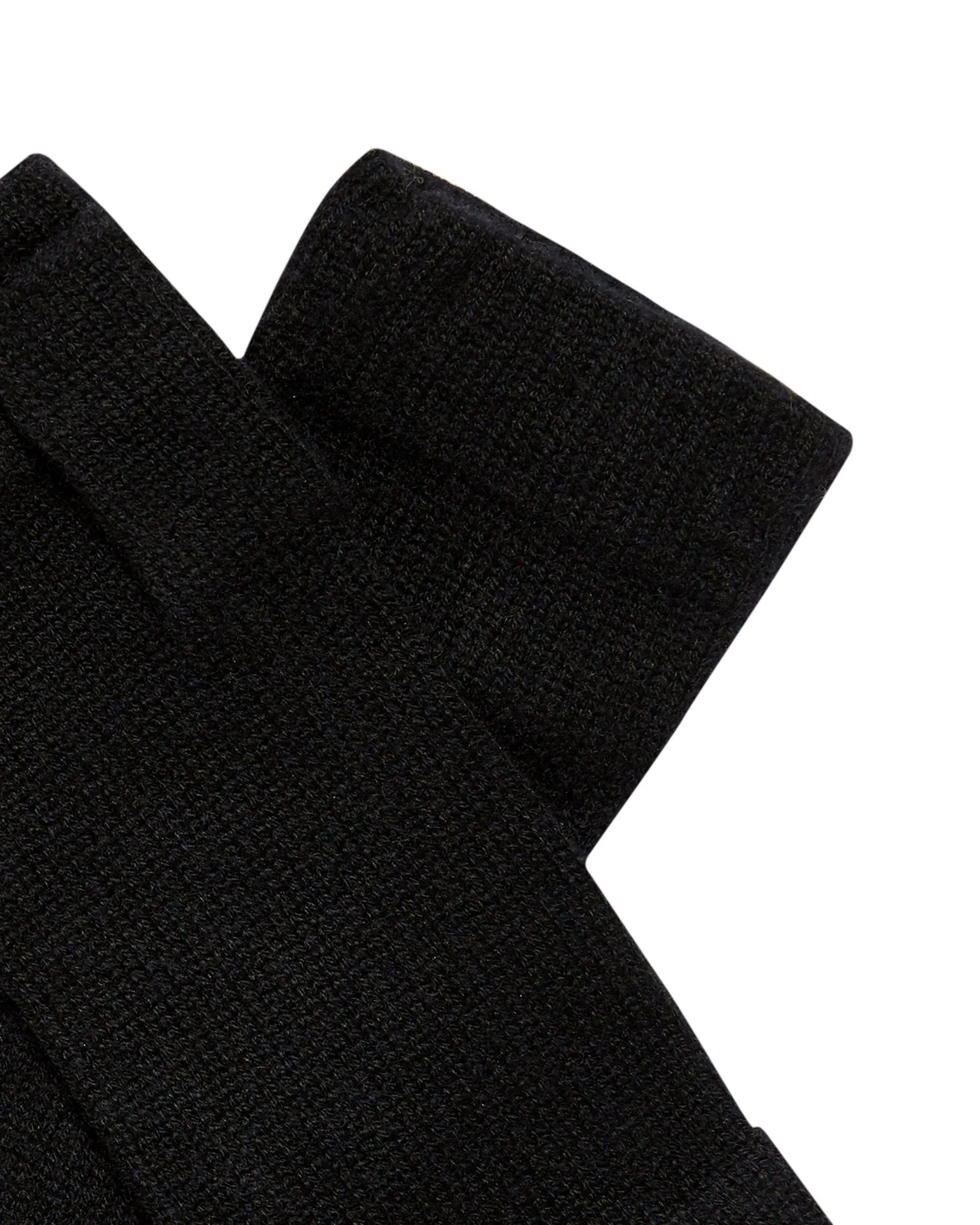 Unisex Fingerless Cashmere Gloves Black