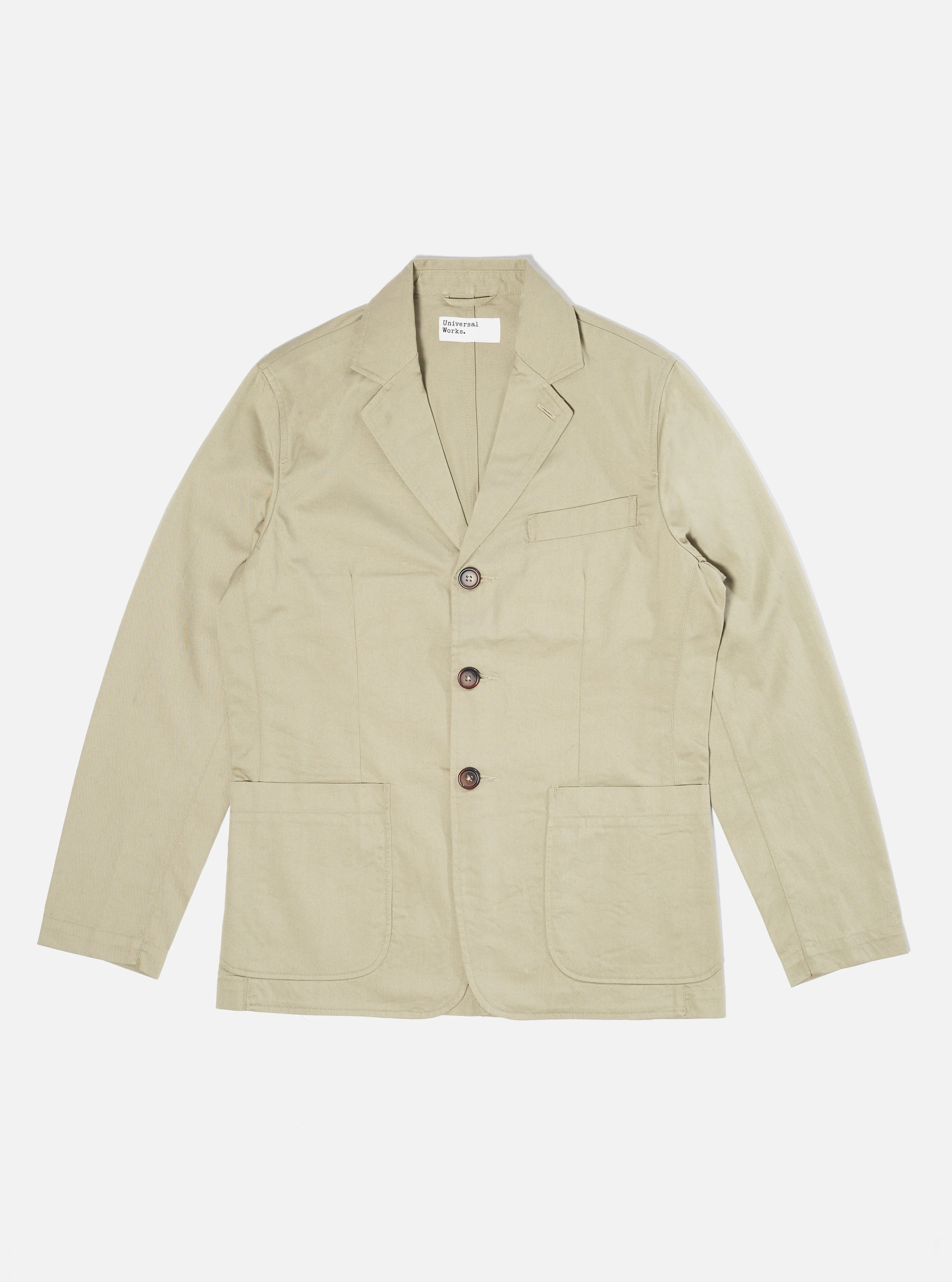 Universal Works London Jacket in Stone Twill