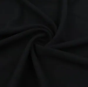 Viscose Linen Slub - Black - END OF BOLT 88cm