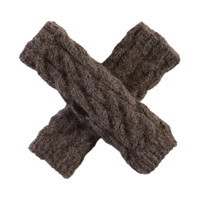 Wayra Cable Fingerless Gloves